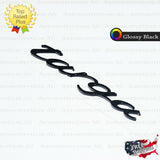 Targa Emblem Glossy Black Logo Script Badge Trunk Lid Namplate for Porsche OEM