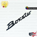 Boxster Emblem Glossy Black Logo Script Badge Trunk Lid Nameplate Porsche OEM