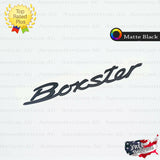 Boxster Emblem Matte Black Logo Script Badge Trunk Lid Nameplate for Porsche OEM