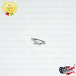 "4" Emblem Silver Chrome Logo Script Badge Trunk Lid Nameplate for Porsche 911 Panamera