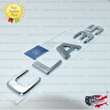 CLA35 AMG Emblem Chrome Rear Trunk Letter Logo Badge Sticker OEM Mercedes