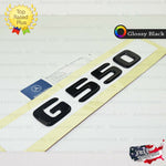 G550 AMG Emblem GLOSSY Black Rear Trunk Letter Logo Badge Sticker OEM Mercedes