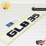 GLB35 AMG Emblem GLOSSY Black Rear Trunk Letter Logo Badge Sticker OEM Mercedes
