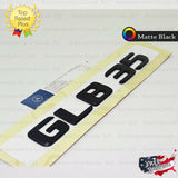 GLB35 AMG Emblem MATTE Black Rear Trunk Letter Logo Badge Sticker OEM Mercedes