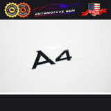 Audi A4 Emblem GLOSS BLACK Rear Trunk Lid Letter Badge S Line Logo Nameplate