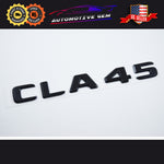 CLA45 AMG Emblem Matte Black Rear Trunk Letter Logo Badge Sticker OEM Mercedes