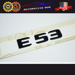 E53 AMG Emblem Glossy Black Rear Trunk Letter Logo Badge Sticker OEM Mercedes