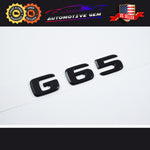 G65 AMG Emblem Matte Black Rear Trunk Letter Logo Badge Sticker OEM Mercedes