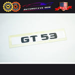 2019 OEM Mercedes GT53 AMG Emblem Matte Glossy Black Rear Trunk Logo Badge
