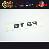 2019 OEM Mercedes GT53 AMG Emblem Matte Glossy Black Rear Trunk Logo Badge
