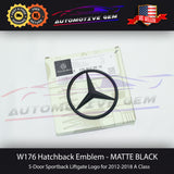 W176 A45 AMG Hatchback Mercedes BLACK Star Emblem Rear Trunk Lid Logo Badge A250