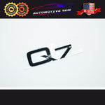 Audi Q7 Emblem GLOSS BLACK Rear Trunk Lid Letter Badge S Line Logo Nameplate