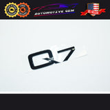 Audi Q7 Emblem GLOSS BLACK Rear Trunk Lid Letter Badge S Line Logo Nameplate