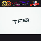 Audi TFSI Emblem GLOSS BLACK Badge Trunk Nameplate OEM S Line A3 A4 A5 A6 Q3 Q5