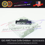 AMG Front Grille Emblem Panamericana CHROME Badge Mercedes G Wagen G63 2019-2023