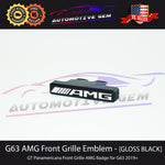 AMG Front Grille Emblem Panamericana BLACK Badge Mercedes G Wagen G63 2019-2023
