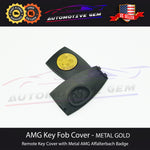 AMG Emblem Key Fob Cover Remote Affalterbach Apple Tree Metal Gold Mercedes